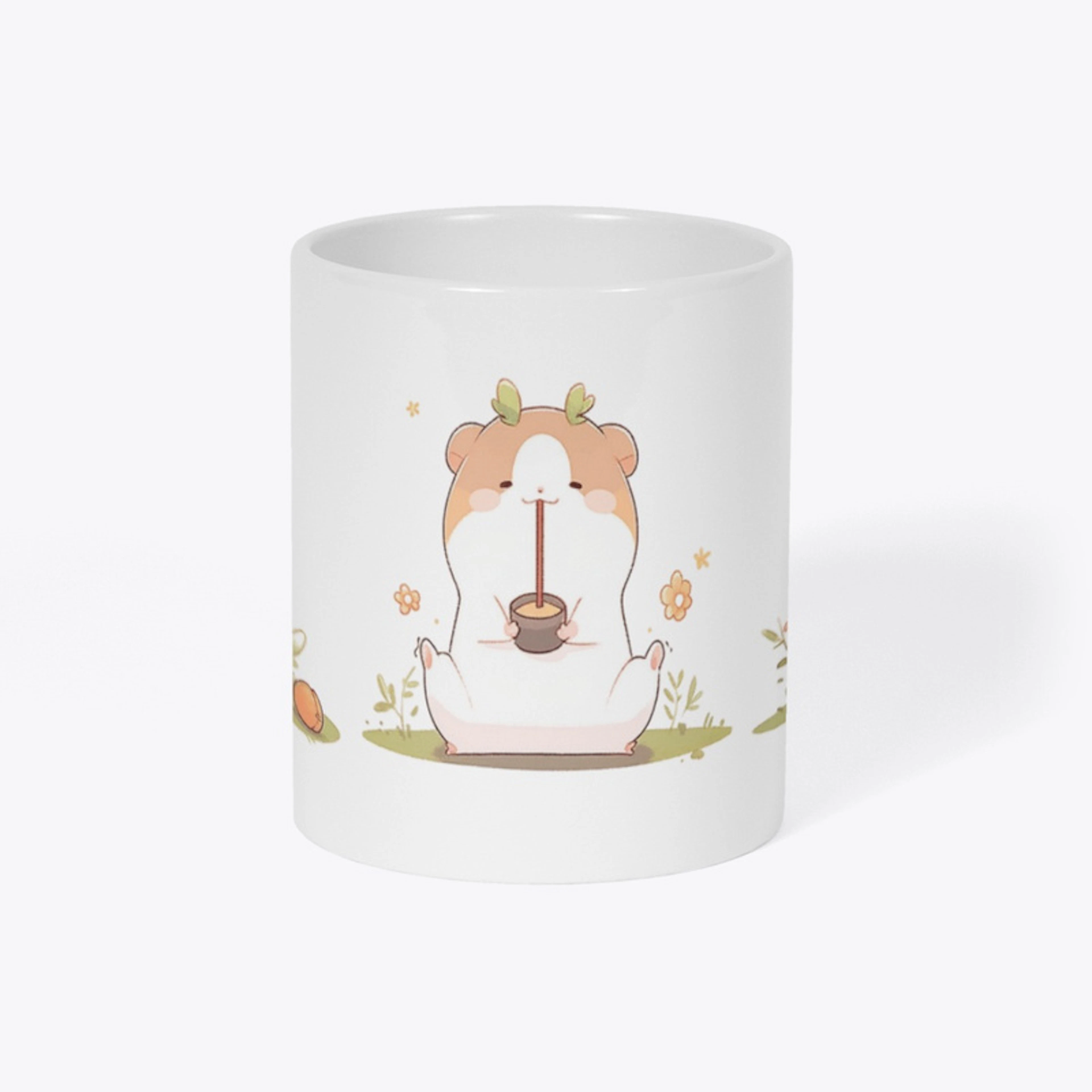 Hamster Yoga Mug - A Zen Sip!