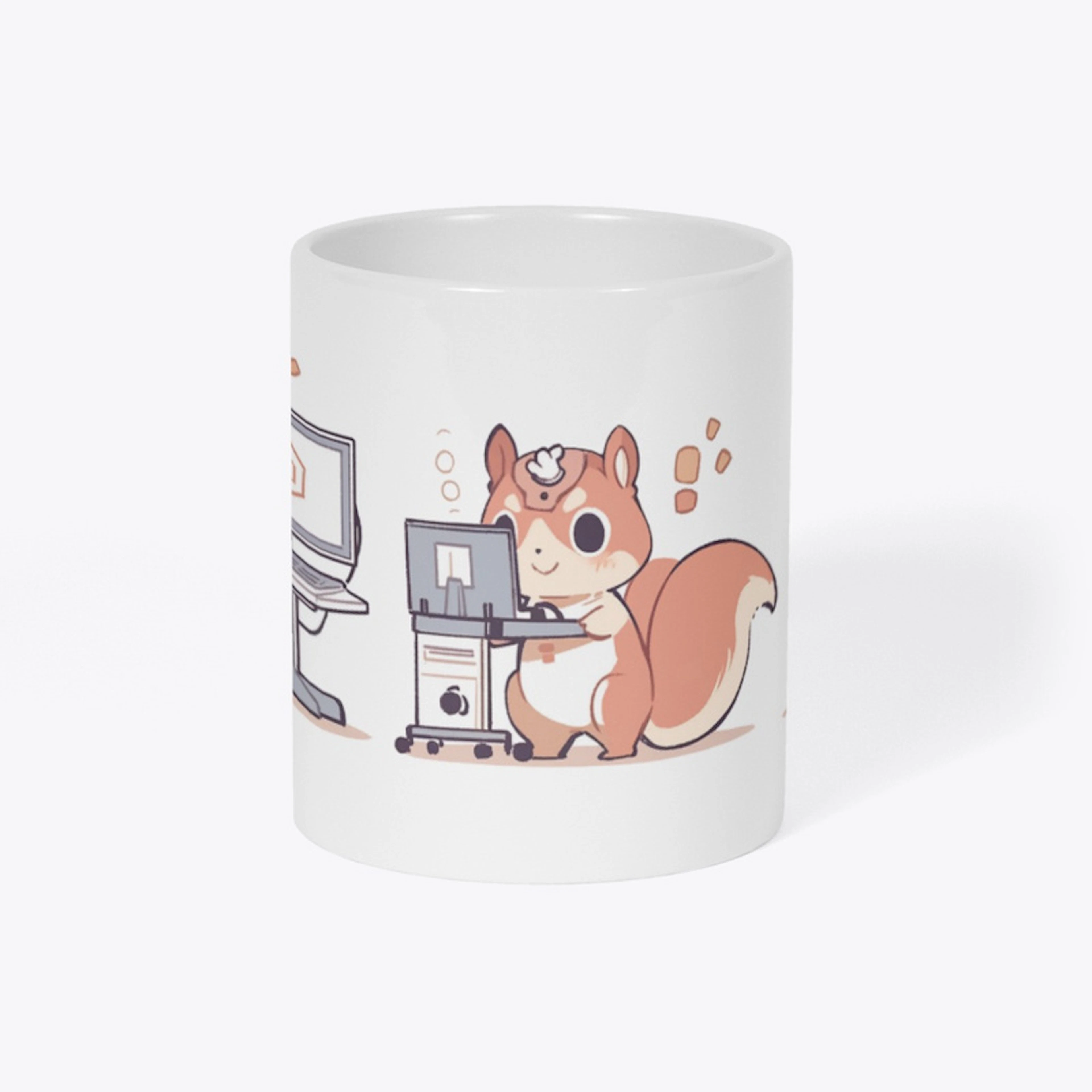 Squirrel Tech Mug - A Nuts Sip!