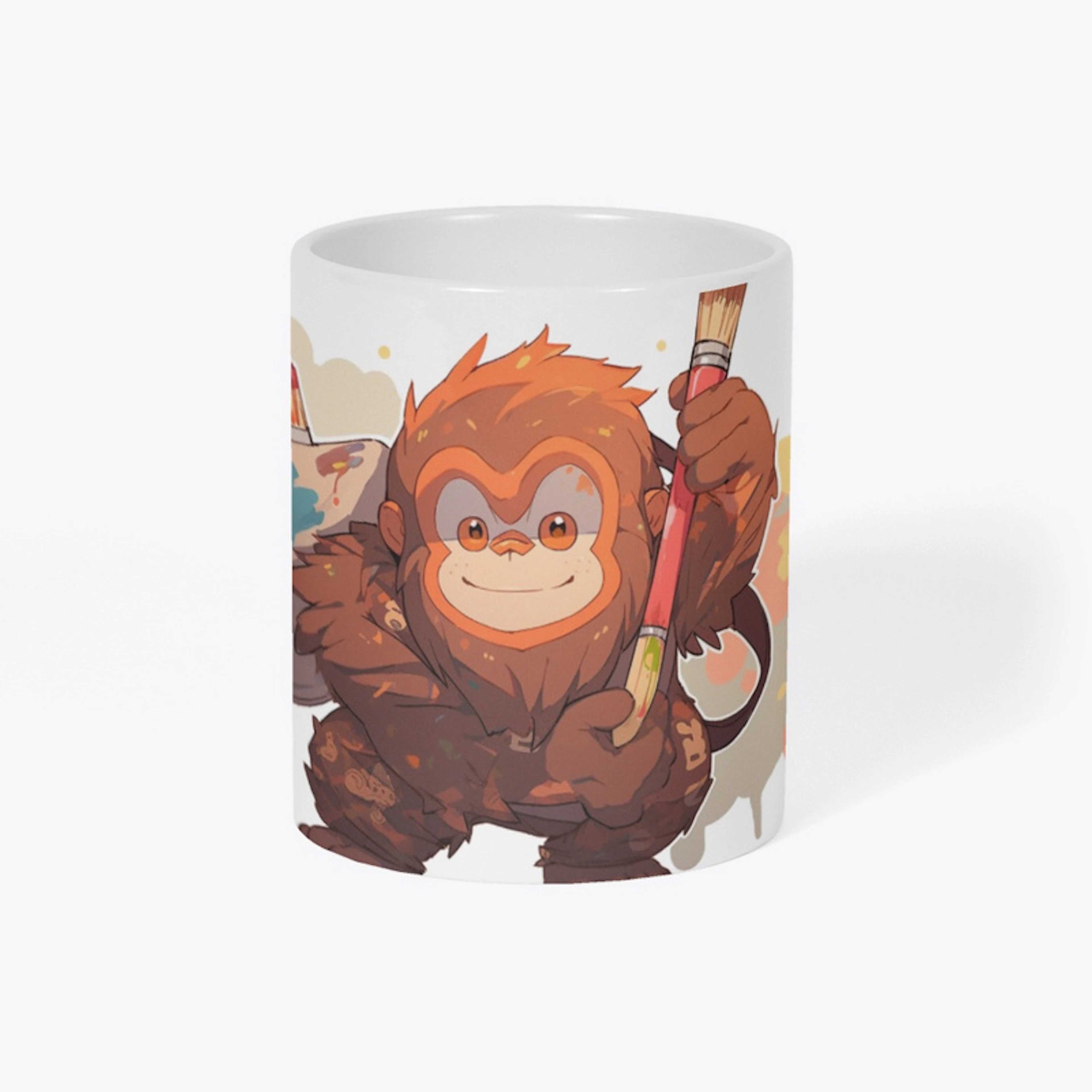 Messy Monkey Mug - A Creative Sip!