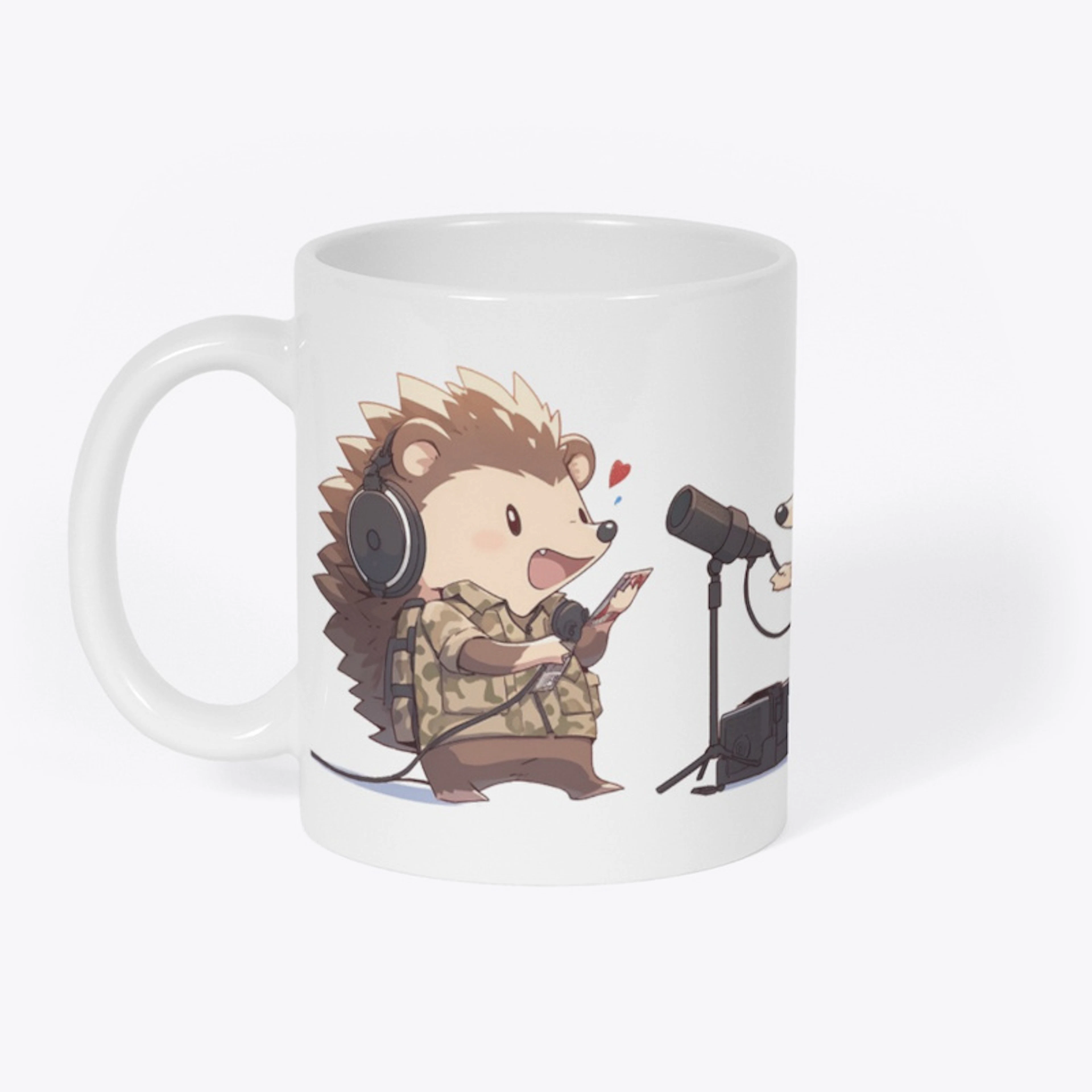 Hedgehog Band Mug - Musical Sips!