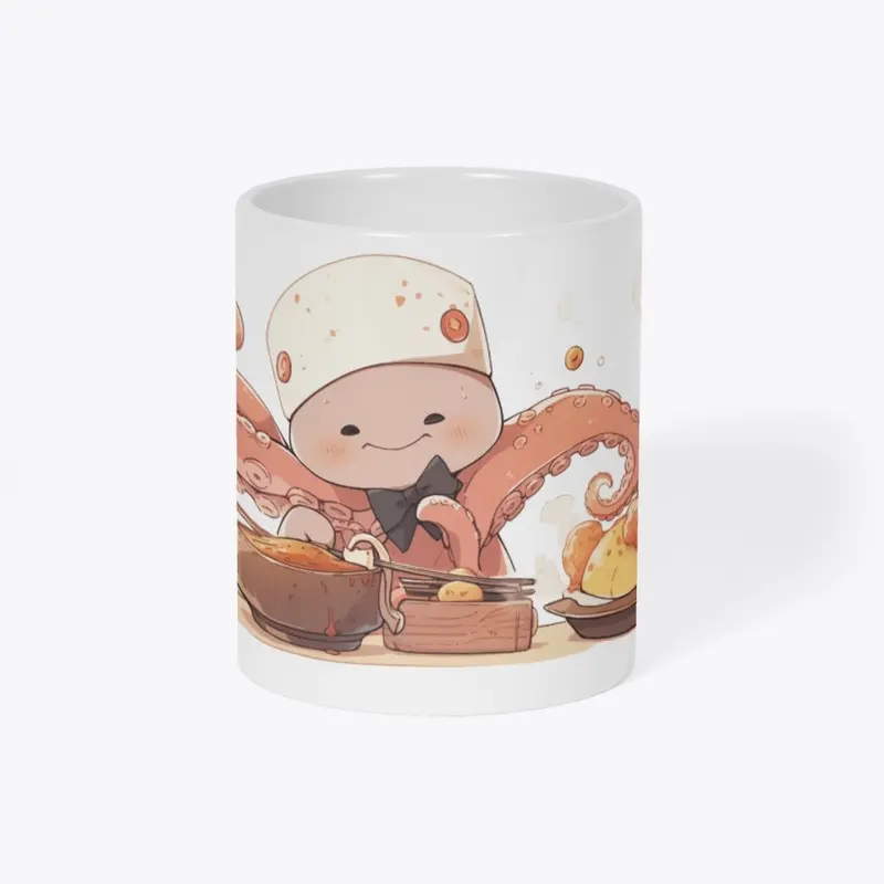 Octo-Chef Mug - A Delicious Sip!