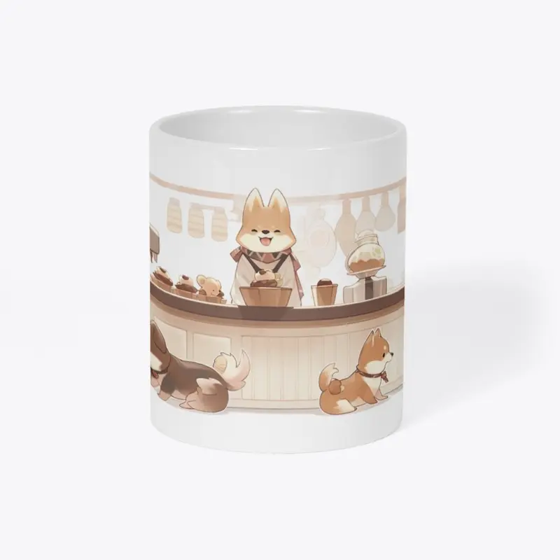 Pawsome Dog Barista Mug - Serve Joy!